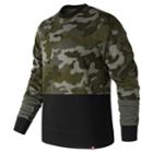 Men's New Balance Essential Crew Sweatshirt, Size: Xl, Green Oth