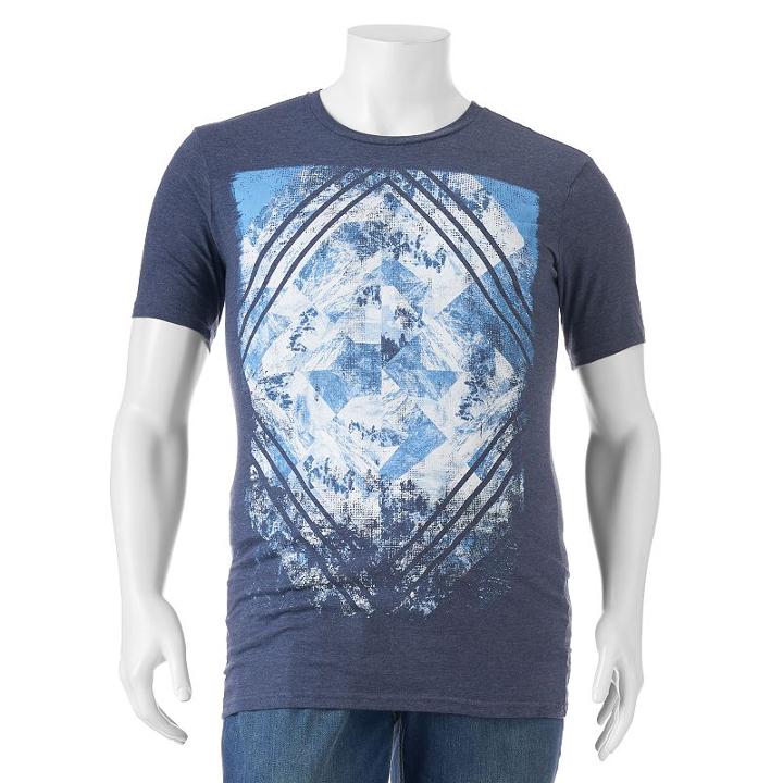 Big & Tall Apt. 9&reg; U.s. Flag Eagle Tee, Men's, Size: 4xb, Blue (navy)