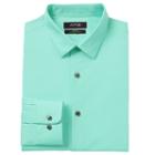 Men's Apt. 9&reg; Modern-fit Stretch Spread-collar Dress Shirt, Size: 17 36/37, Turquoise/blue (turq/aqua)
