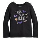Girls 4-10 Jumping Beans&reg; Halloween Tee, Size: 10, Black