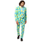 Men's Opposuits Slim-fit Shineapple Suit & Tie Set, Size: 42 - Regular, Brt Blue