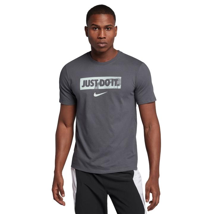 Men's Nike Hopps Dry Tee, Size: Medium, Dark Grey