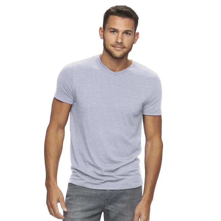 Men's Marc Anthony Slim-fit Luxury+ Tee, Size: Medium, Lt Purple