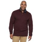 Big & Tall Izod Quarter-zip Fleece, Men's, Size: Xl Tall, Drk Purple
