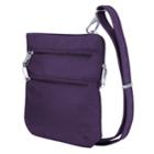 Travelon Anti-theft Classic Slim Crossbody Bag, Women's, Purple