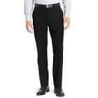 Men's Van Heusen Traveler Flat-front Dress Pants, Size: 30x30, Black