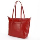 Ili Leather Tote, Women's, Red