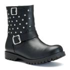 Disney D-signed Descendants Girls' Studded Boots, Girl's, Size: 2, Black