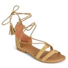 Journee Collection Amee Women's Sandals, Girl's, Size: 6, Natural