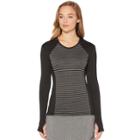 Women's Grand Slam Golf Performance Striped Long Sleeve Top, Size: Small, Oxford