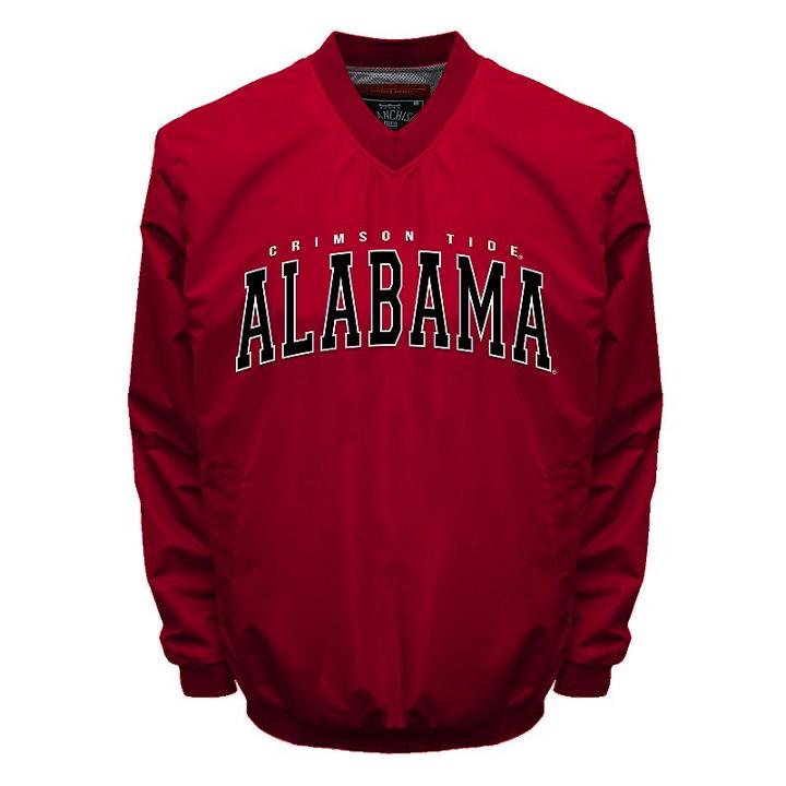 Men's Franchise Club Alabama Crimson Tide Squad Windshell Jacket, Size: 4xl, Red