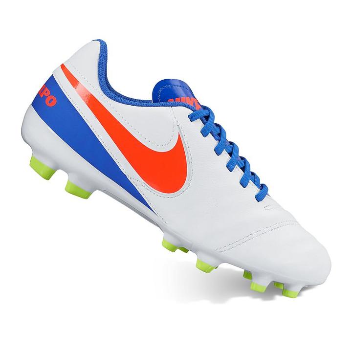 Nike Jr. Tiempo Legend Vi Firm-ground Boys' Soccer Cleats, Kids Unisex, Size: 2, Turquoise/blue (turq/aqua)