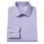 Men's Arrow Athletic-fit Solid Wrinkle-free Spread-collar Dress Shirt, Size: L-32/33, White Oth