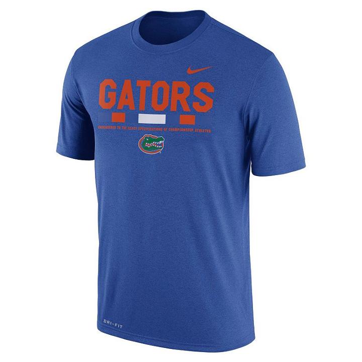 Men's Nike Florida Gators Legend Staff Dri-fit Tee, Size: Xxl, Blue Other