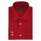 Men's Arrow Fitted Stretch Dress Shirt, Size: L-34/35, Red