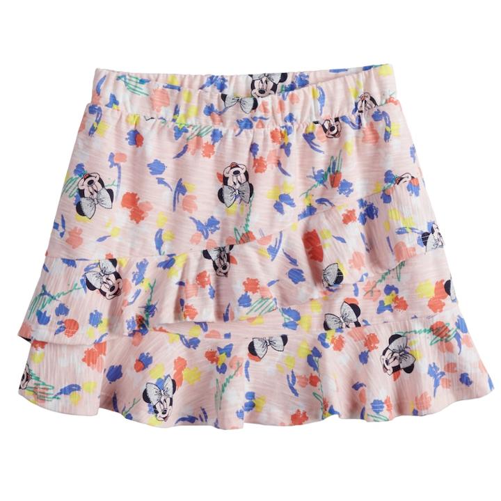 Disney's Minnie Mouse Girls 4-7 Ruffle Skort By Jumping Beans&reg;, Size: 6, Light Pink
