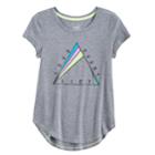 Girls 7-16 So&reg; Performance Graphic Tee, Size: 14, Med Grey