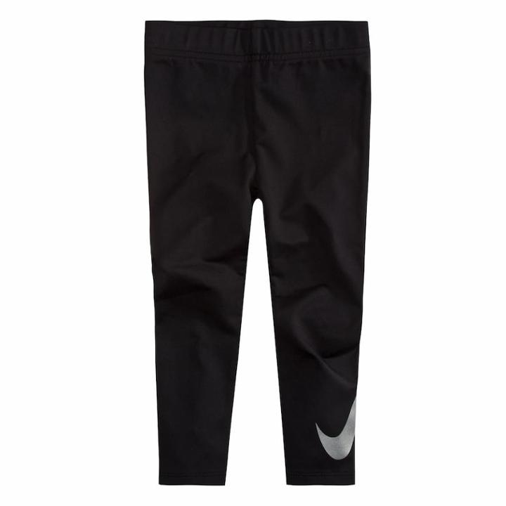 Toddler Girl Nike Metallic Swoosh Dri-fit Leggings, Size: 4t, Oxford