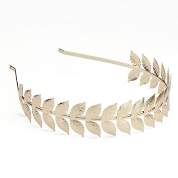 Lc Lauren Conrad Leaf Headband, Women's, Gold