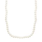 Freshwater By Honora Freshwater Cultured Pearl Necklace In 10k Gold (6-7 Mm), Women's, Size: 18, White