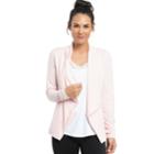 Women's Marika Desi Drape Cardigan, Size: Large, Light Pink