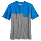 Boys 8-20 Urban Pipeline&reg; Colorblock Henley, Size: Xl, Blue (navy)