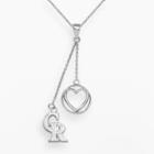 Logoart Colorado Rockies Beloved Sterling Silver Linear Pendant, Women's, Size: 18, Grey