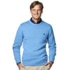 Men's Chaps Classic-fit Solid Crewneck Sweater, Size: Xxl, Blue