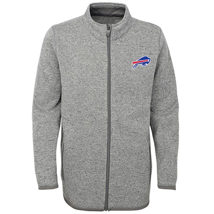 Boys 8-20 Buffalo Bills Lima Fleece Jacket, Size: Xl 18-20, Grey
