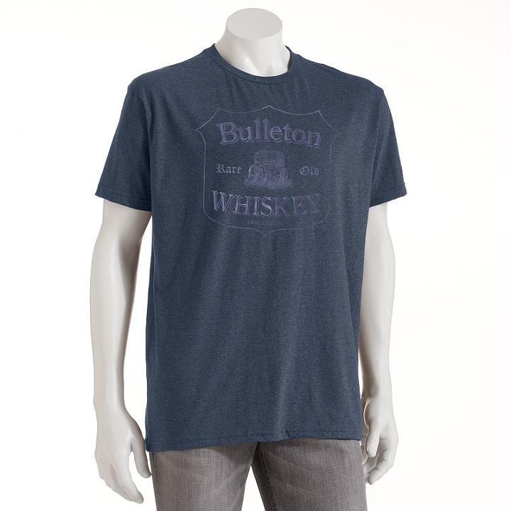Men's Sonoma Goods For Life&trade; Navy (blue) Bulleton Whiskey Tee, Size: Small