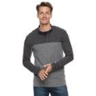Men's Marc Anthony Regular-fit Colorblock Quarter-zip Pullover, Size: Small, Oxford