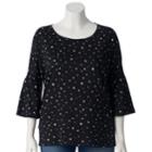 Plus Size Lc Lauren Conrad Bell Sleeve Top, Women's, Size: 1xl, Oxford