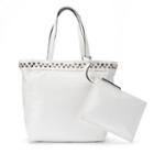 Juicy Couture Right Now Studded Tote With Pouch, Women's, White