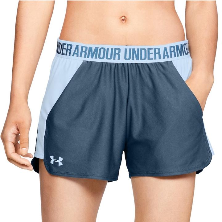 Women's Under Armour Play Up Pocket Shorts, Size: Small, Blue (navy)