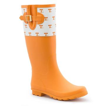 Women's Spirit Co. Tennessee Volunteers Rain Boots, Size: 10, Orange