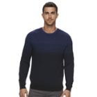 Men's Marc Anthony Slim-fit Fairisle Wool-blend Sweater, Size: Xxl, Blue