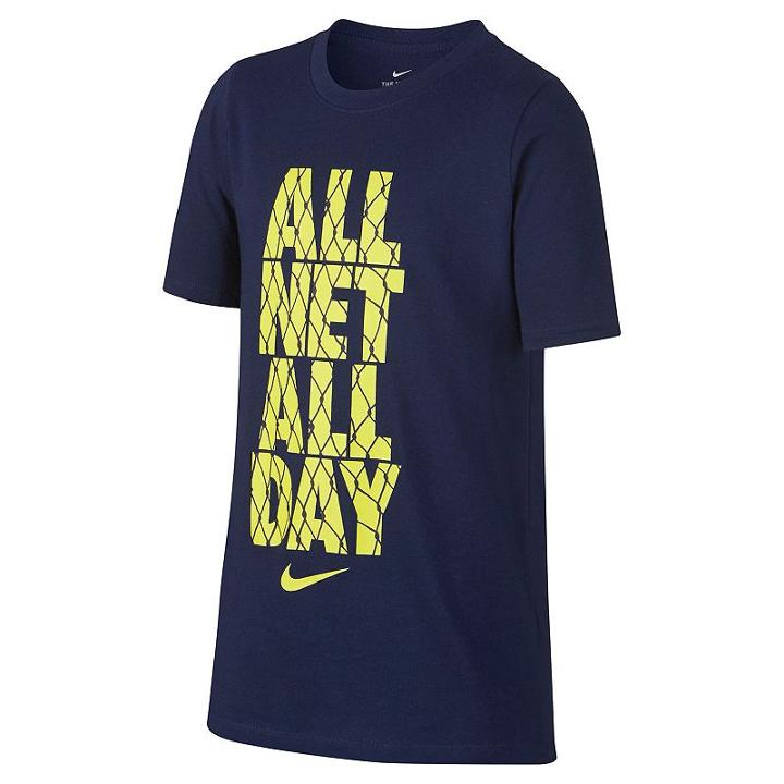Boys 8-20 Nike All Net All Day Tee, Boy's, Size: Large, Med Blue