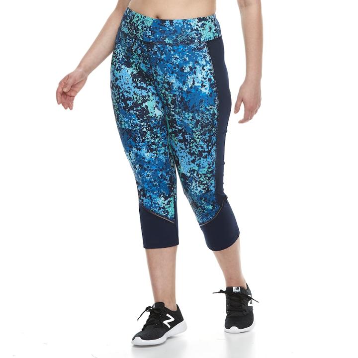 Plus Size Tek Gear&reg; Performance Capris, Women's, Size: 2xl, Dark Blue