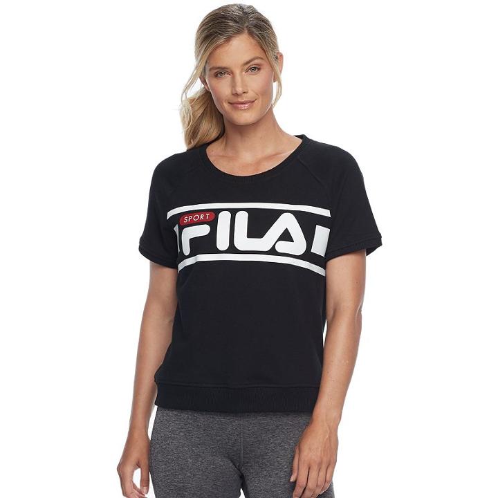 Women's Fila Sport® Short Sleeve Sweatshirt Tee, Size: Xs, Oxford