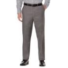 Savane Premium Flex Gab Stretch Dress Pants, Men's, Size: 38x32, Grey