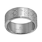 Stainless Steel Infinity Band - Men, Size: 12, Grey