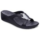 Crocs Sanrah Women's Wedge Sandals, Size: 11, Grey
