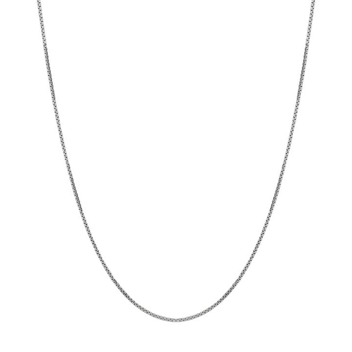 Everlasting Gold 14k White Gold Box Chain Necklace, Women's, Size: 18