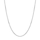 Everlasting Gold 14k White Gold Box Chain Necklace, Women's, Size: 18
