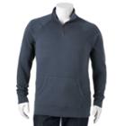 Big & Tall Sonoma Goods For Life&trade; Quarter-zip Fleece Pullover, Men's, Size: L Tall, Dark Blue