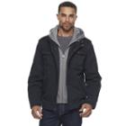 Men's Levi's&reg; Four-pocket Hooded Trucker Jacket, Size: Xl, Blue (navy)