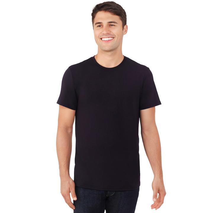 Men's Fruit Of The Loom&reg; Signature Men's Everlight&trade; Crew Tee, Size: Large, Grey (charcoal)