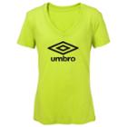 Women's Umbro Logo Graphic Tee, Size: Small, Brt Green