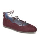 Dr. Scholl's Glory Women's Lace-up Flats, Size: Medium (7.5), Red