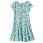 Girls 4-10 Jumping Beans&reg; Princess Seam Skater Dress, Girl's, Size: 10, Turquoise/blue (turq/aqua)